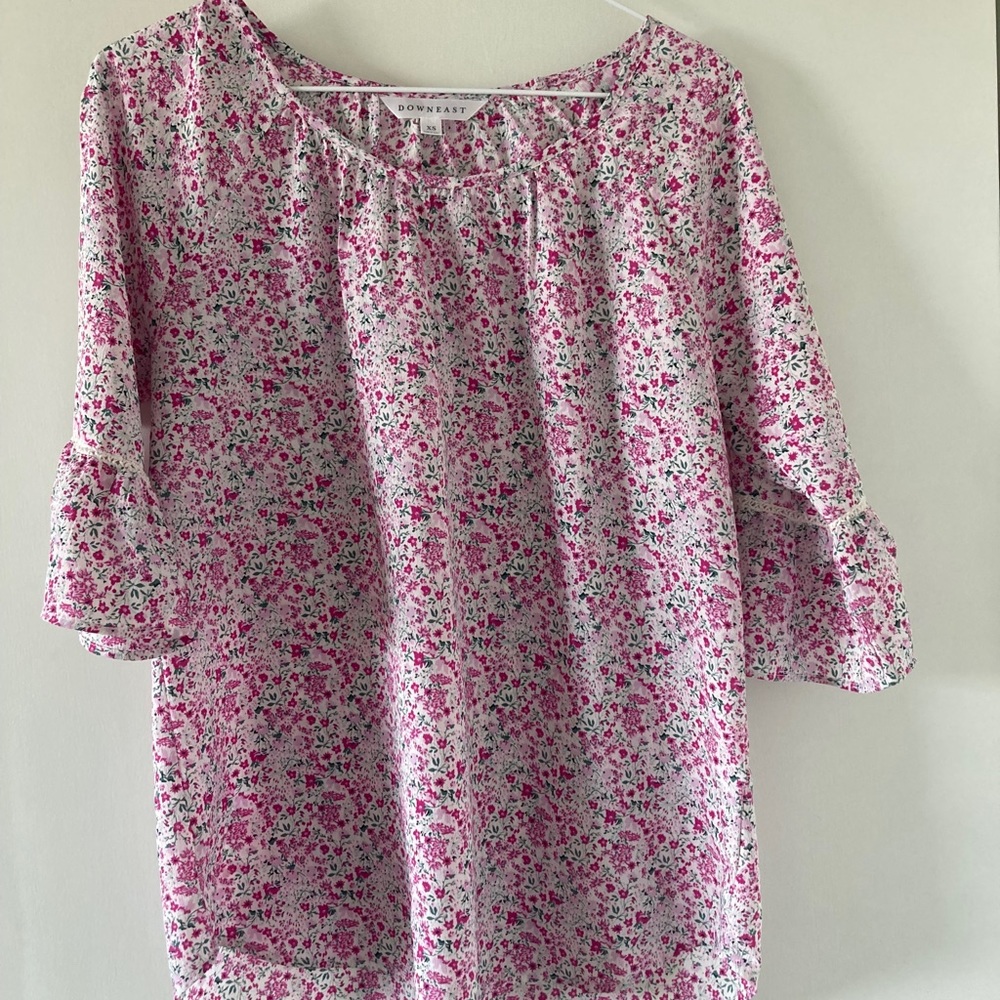 Downeast Floral Top